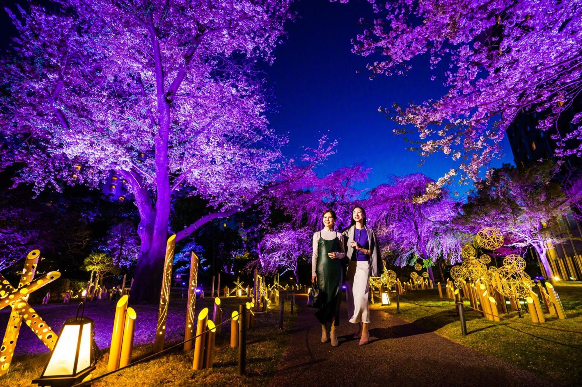 Grand Prince Hotel Takanawa Prefektura Tokio Exteriér fotografie Illumination of the park