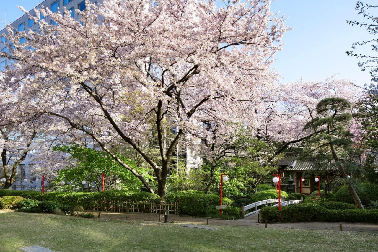 Grand Prince Hotel Takanawa Prefektura Tokio Exteriér fotografie Sakura at the Japanese garden